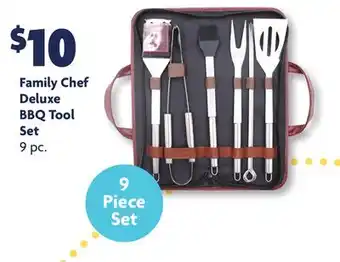 Family Dollar Family Chef Deluxe BBQ Tool Set offer