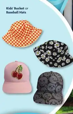 Family Dollar Kids' Bucket or Baseball Hats offer