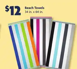 Family Dollar Beach Towels offer