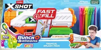 Family Dollar Zuru Bunch O Balloons X-Shot Tropical Splash Pack offer