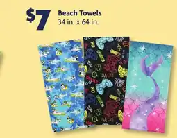 Family Dollar Beach Towels offer