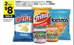 Dollar General Tostitos , Doritos or Lay's , Fritos or Ruffles offer