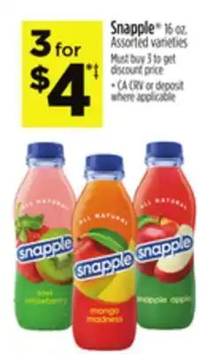 Dollar General Snapple offer