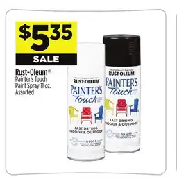 Dollar General Rust-Oleum Painter's Touch Paint Spray offer