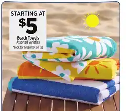 Dollar General Beach Towels offer