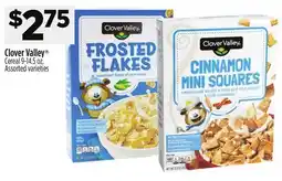 Dollar General Clover Valley Cereal offer