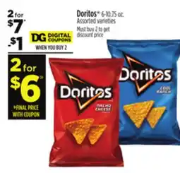 Dollar General Doritos 6-10.75 oz offer