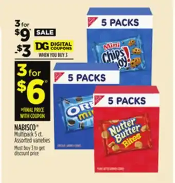 Dollar General NABISCO Multipack offer