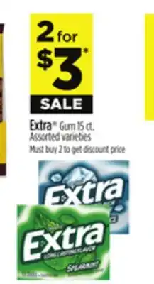 Dollar General Extra Gum offer
