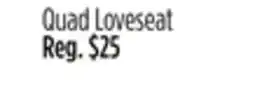Dollar General Quad Loveseat offer