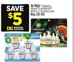 Dollar General Air Wick Original or Vibrant TM Essential Oils offer