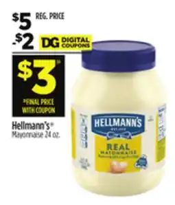 Dollar General Hellmann's Mayonnaise offer
