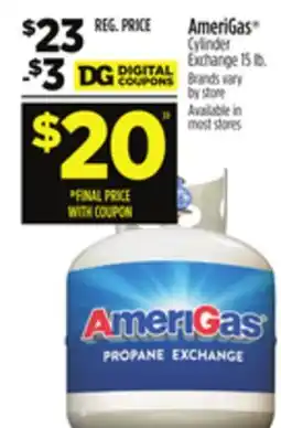 Dollar General AmeriGas Cylinder Exchange offer