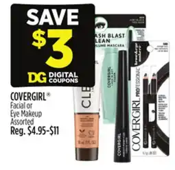 Dollar General COVERGIRL Facial or Eye Makeup offer