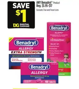 Dollar General ANY Benadryl Product offer