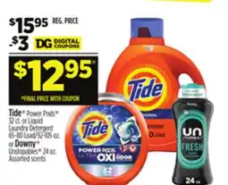 Dollar General Tide, Downy offer