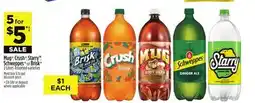 Dollar General Mug , Crush , Starry, Schweppes or Brisk offer