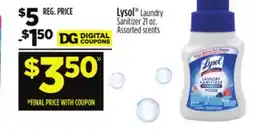 Dollar General Lysol Laundry Sanitizer offer
