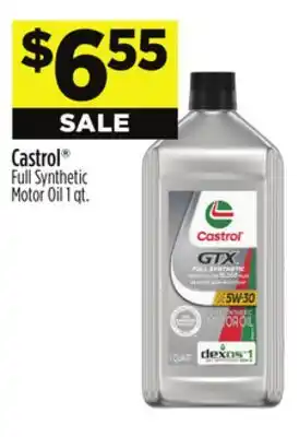 Dollar General Castrol Full Synthetic Motor Oil offer