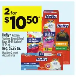Dollar General Hefty Kitchen, Trash or Lawn & Leaf Bags offer