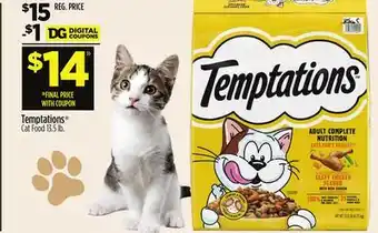 Dollar General Temptations Cat Food offer