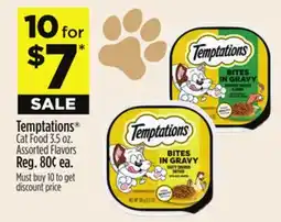 Dollar General Temptations Cat Food offer