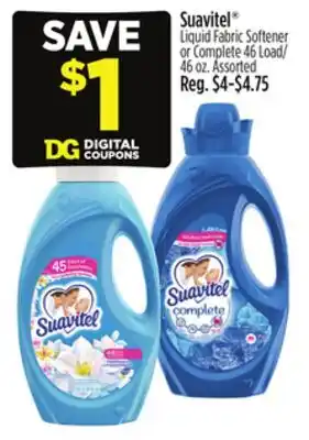 Dollar General Suavitel Liquid Fabric Softener or Complete 46 Load offer