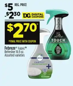 Dollar General Febreze Fabric TM Refresher offer