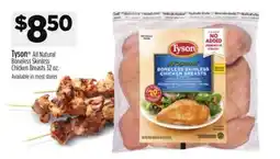 Dollar General Tyson All Natural Boneless Skinless Chicken Breasts offer