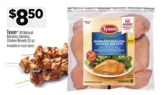 Dollar General Tyson All Natural Boneless Skinless Chicken Breasts offer