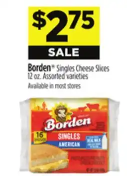 Dollar General Borden Singles Cheese Slices offer
