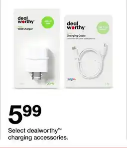 Target Select dealworthy charging accessories offer