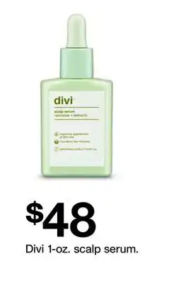 Target Divi 1-oz. scalp serum offer