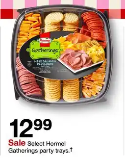Target Select Hormel Gatherings party trays.† offer
