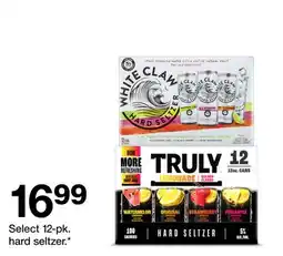 Target Select 12-pk. hard seltzer offer