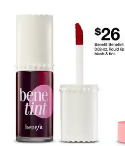 Target Benefit Benetint 0.02-oz. liquid lip blush & tint offer