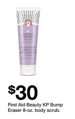 Target First Aid Beauty KP Bump Eraser 8-oz. body scrub offer