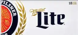 Target Miller & more 18-pk. beer offer