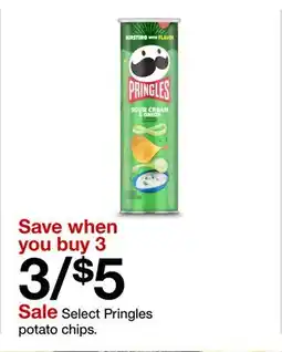 Target Pringles potato chips offer