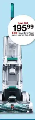 Target Hoover SmartWash carpet cleaner offer