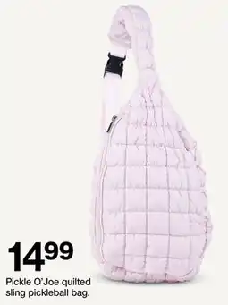 Target Pickle O'Joe quilted sling pickleball bag offer