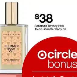 Target Anastasia Beverly Hills 1.5 - oz. shimmer body oil offer