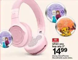Target StoryPhones StoryShields audio disks offer