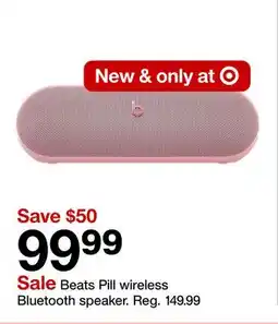 Target Beats Pill wireless Bluetooth speaker offer