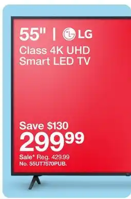 Target LG 55 Class 4K UHD Smart LED TV offer