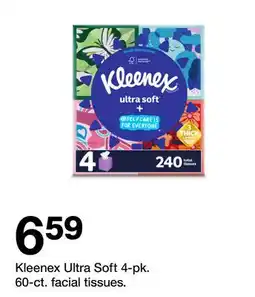 Target Kleenex Ultra Soft 4-pk. 60-ct. facial tissues offer
