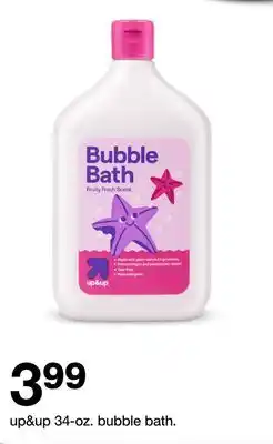 Target up & up 34-oz. bubble bath offer