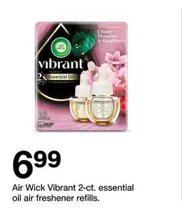 Target Air Wick Vibrant 2-ct. essential oil air freshener refills offer