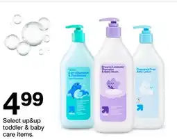 Target Select up & up toddler & baby care items offer