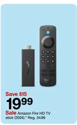 Target Amazon Fire HD TV stick (2024) offer